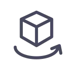 360deg Cube SVG Icon